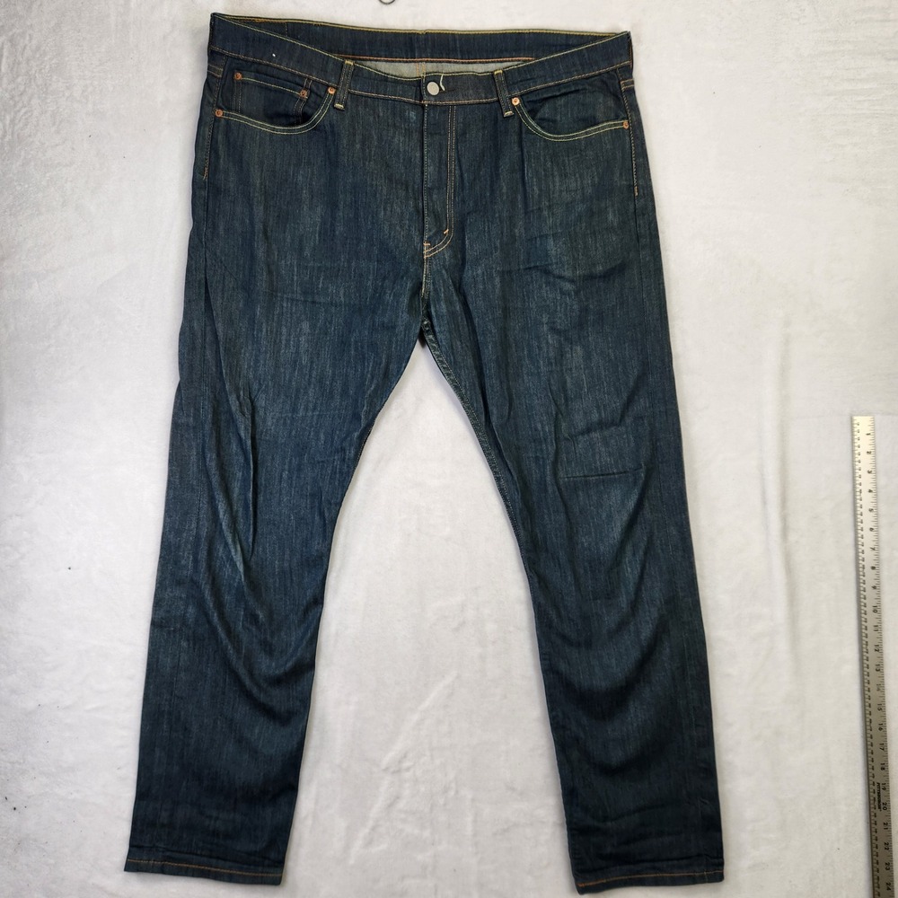 Levis 508 Regular Taper Fit Jeans Dark Wash Indigo Blue‎ 40x32 16508-0329 Mens